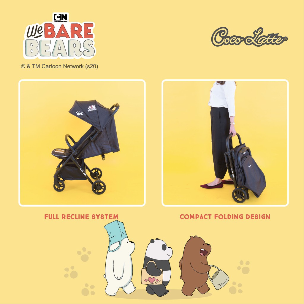 Cocolatte Stroller Cl7059 Iconic+ We Bare Bear