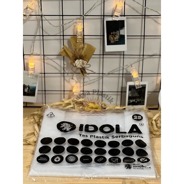 Tas Plastik Kresek Serbaguna PE Idola / Kresek PE Mewah Uk 25