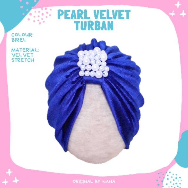 Turban Puput Mutiara | Turban Anak | Turban Bayi | Alus Collection | BISA C.O.D