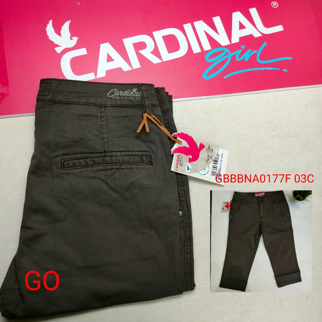 BB CARDINAL DC CELANA BAHAN 7/8 Cewek Celana Cewek Polos