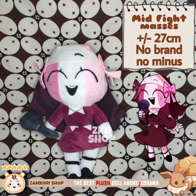 BONEKA SARV MID FIGHT MASSES ORIGINAL /STUFFED PLUSH FNF FRIDAY NIGHT FUNKIN
