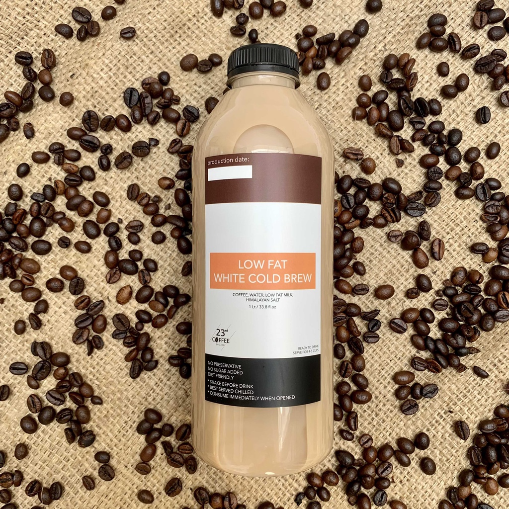 

Low Fat White Cold Brew - 23rd Coffee - Diet Friendly - 1 liter