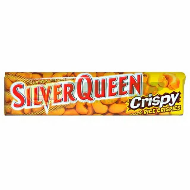 

Silver Queen Cokelat Crispy Cashew 60 gr - Coklat Silverqueen Crispy