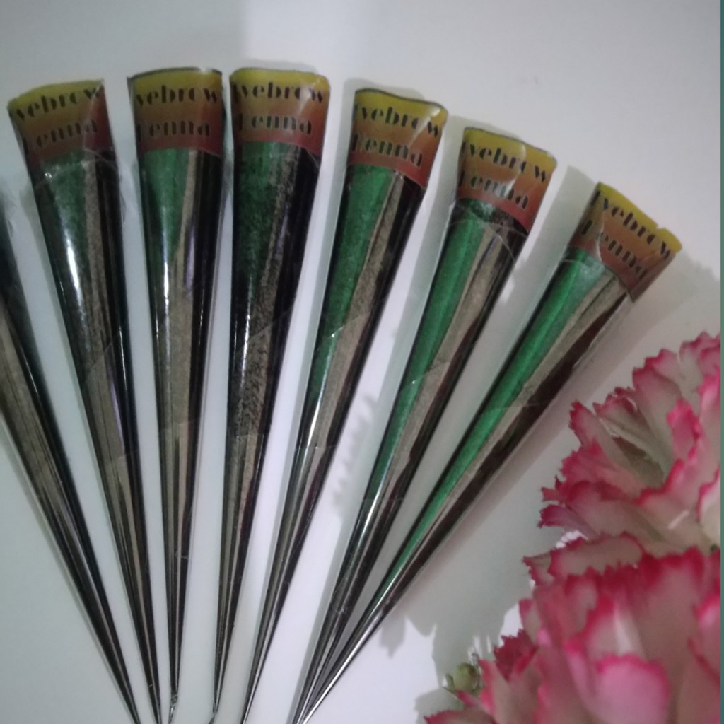 HENNA ALIS TAHAN LAMA / TATO ALIS SEPERTI SULAM ALIS ( EYEBROW HENNA) / 1CONE
