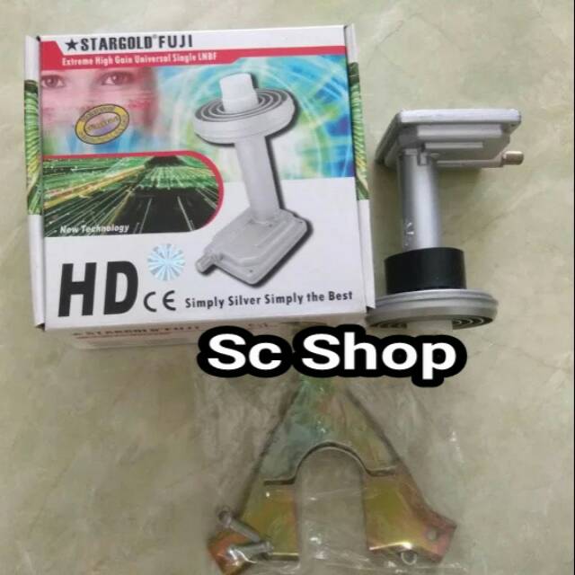 Lnb Ku band Stargold SG 900 dengan braket