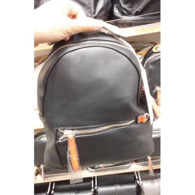 Miniso Simple Style Backpack -Black / Tas Ransel Miniso / Tas Punggung Miniso