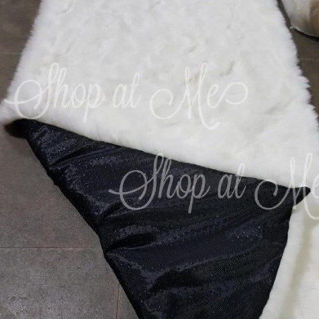 RABBIT FUR WHITE | KARPET BULU PUTIH PENDEK PREMIUM