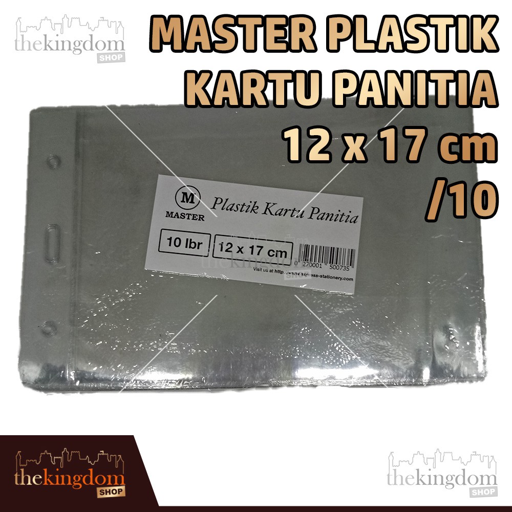 

Master Plastik Kartu Panitia 12x17cm 12 x 17 cm /10