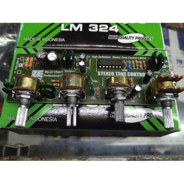 Tone control stereo ic lm324 ( 279 )