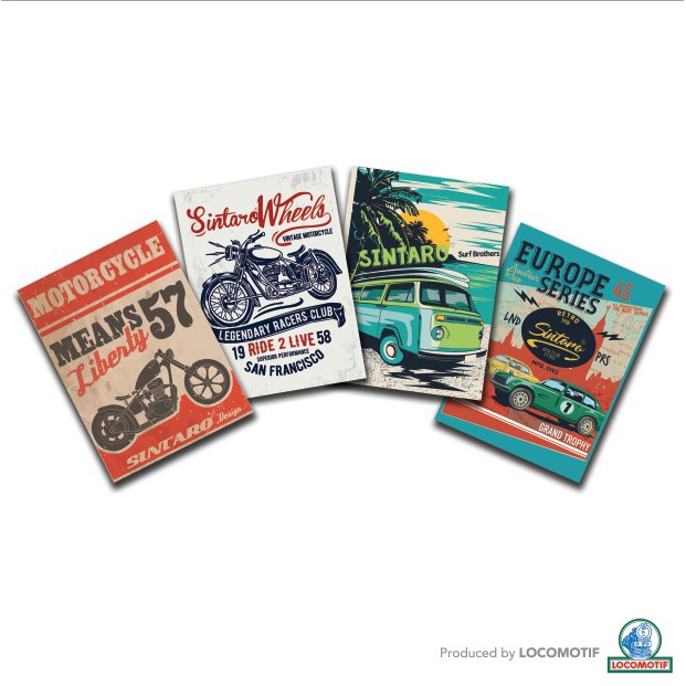 

NazlaStore Paket isi 10 - Buku Tulis SINTARO Gto 42 lembar Locomotif - Murah SD SMP SMA kotak