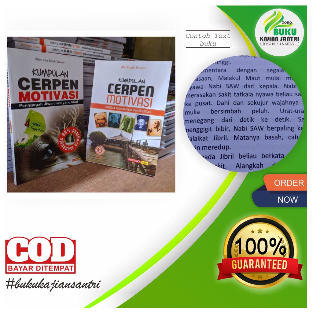 Kumpulan cerpen motivasi penggugah jiwa jiwa yang mati 2 jilid buku ukuran saku