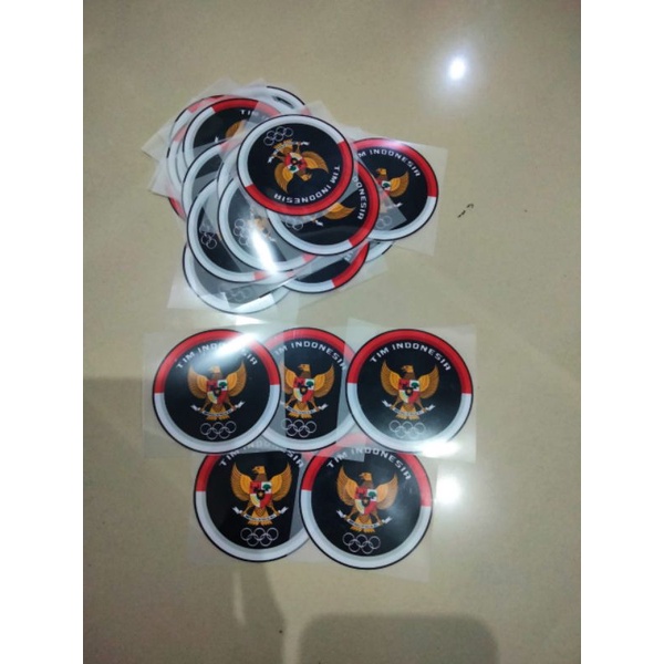 Logo stiker garuda olimpiade timnas indonesia Logo garuda stiker baju logo garuda timnas full colour