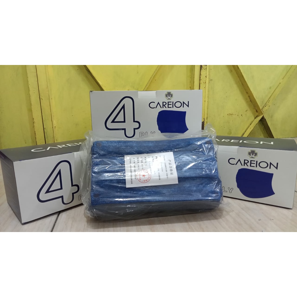 MASKER EARLOOP 4PLY CAREION / EARLOOP CAREION/ EARLOOP WARNA / MASKER CANTOL