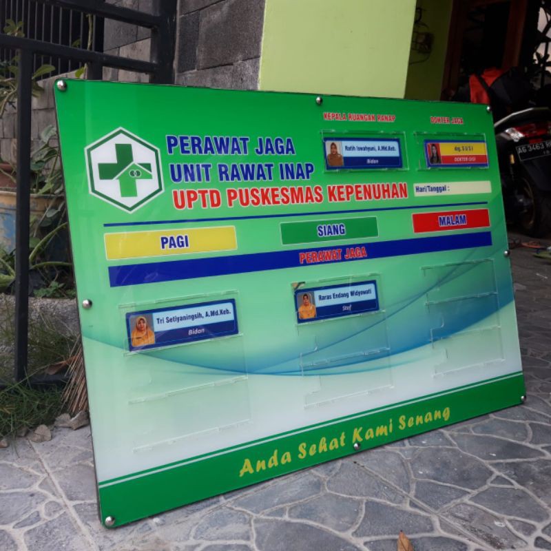 

Akrilik Jadwal Petugas Jaga