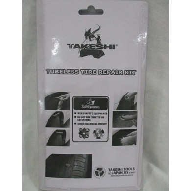 TAKESHI Alat Tambal Ban Bocor SET 4 IN 1/Tubless Tire Repair Kit kualitas OK