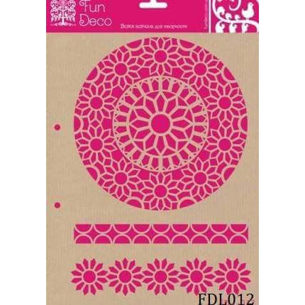 

Fun Deco Stencil ~ FDL012