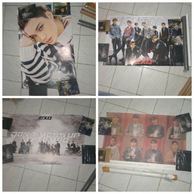 official poster EXO KPOP (DMUMT, VIVACE, UNIVERSE) BACA DESKRIPSI