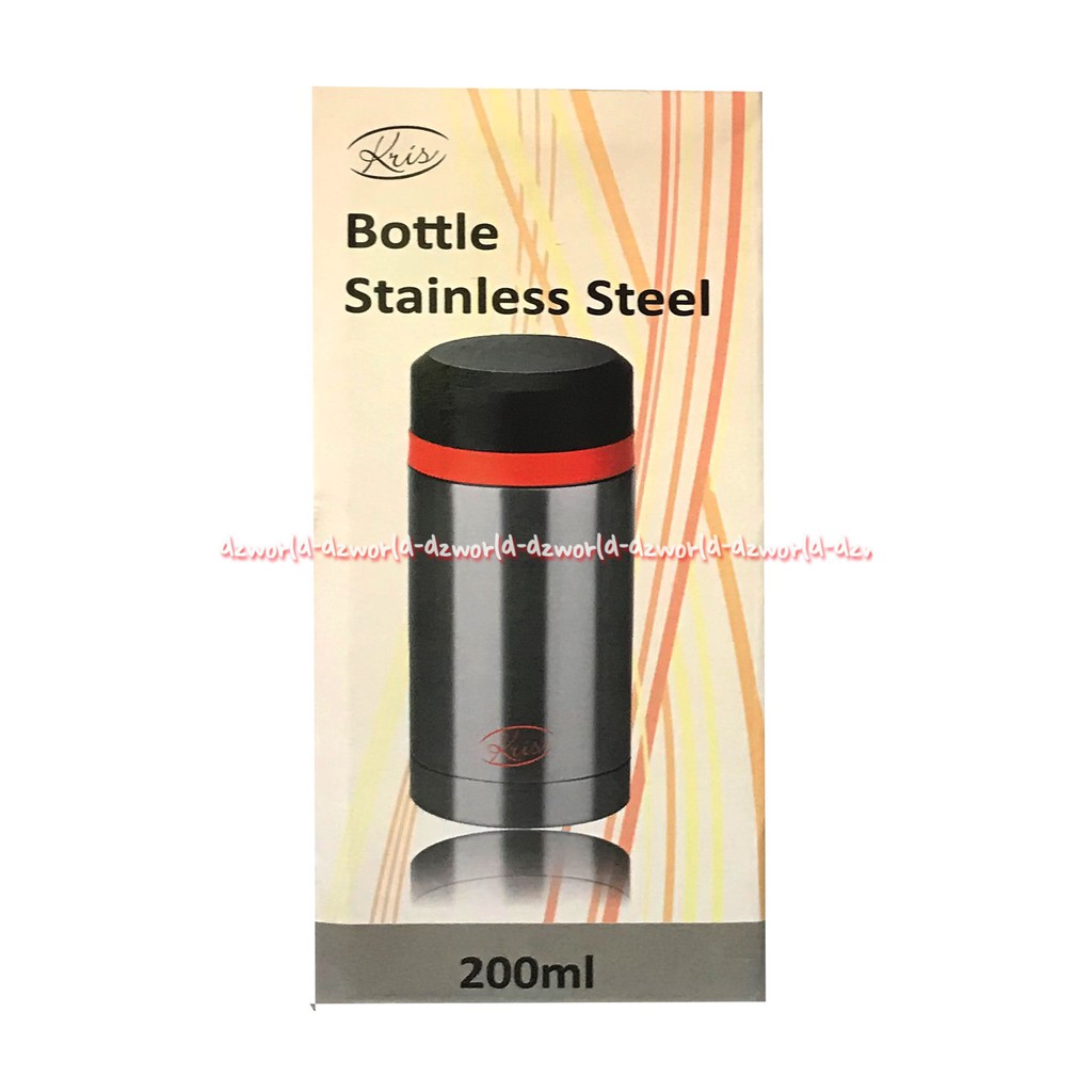 Kris Bottle Stainless Steel 200ml Termos Botol Minuman Bisa Nahan Dingin Dan Panas