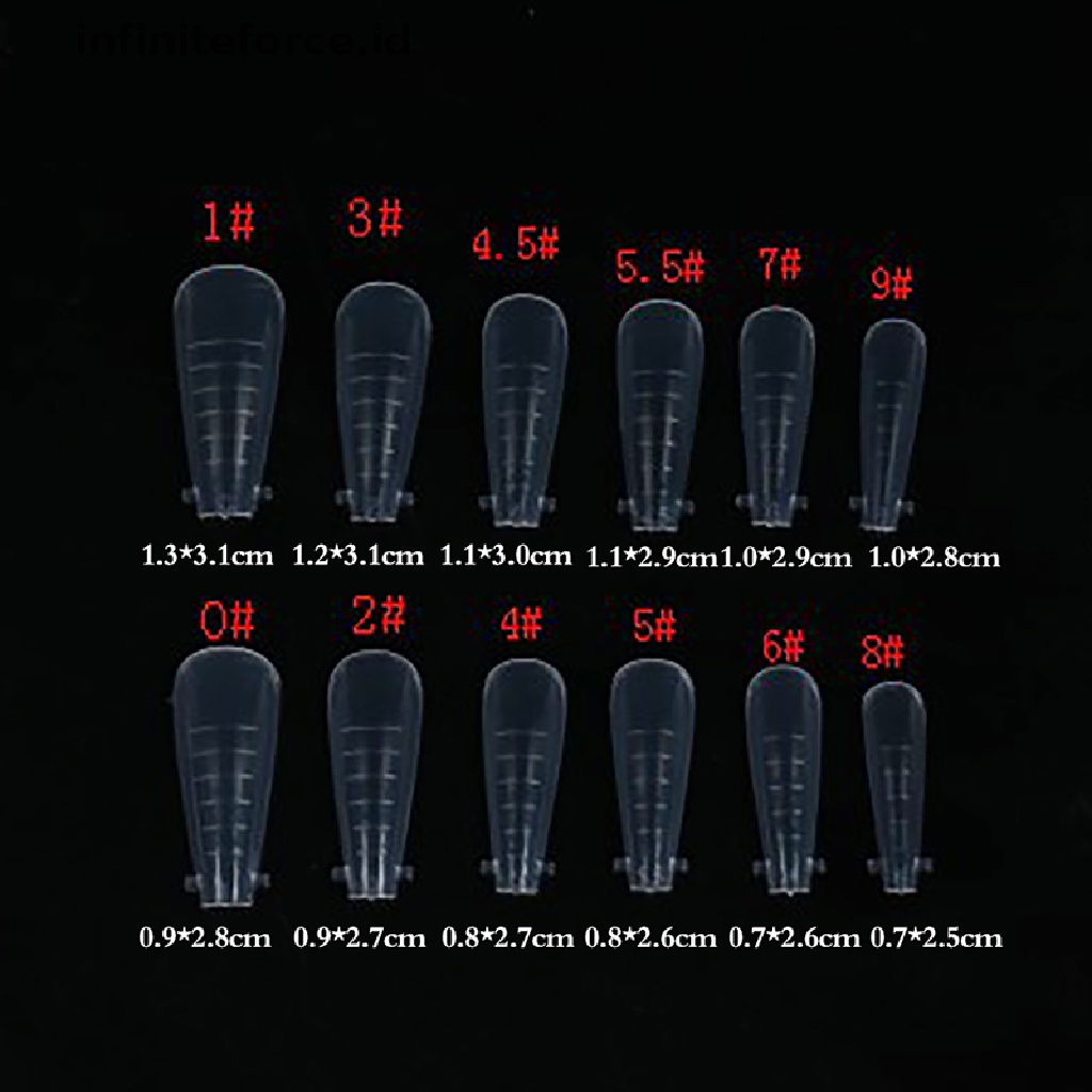 (infiniteforce.id) 120pcs / Set Kuku Palsu Full Cover Untuk Nail Art / Manicure