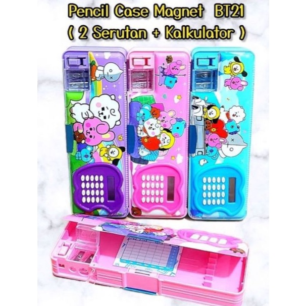 Tempat Pensil BTS/BT21 Kalkulator