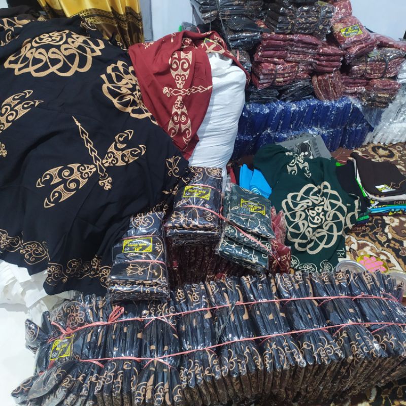 SARUNG SANTRI WANITA TERBARU ALA SANTRI BAHAN RAYON HALUS &amp; ADEM MOTIF CAPUNG BATIK HARISA