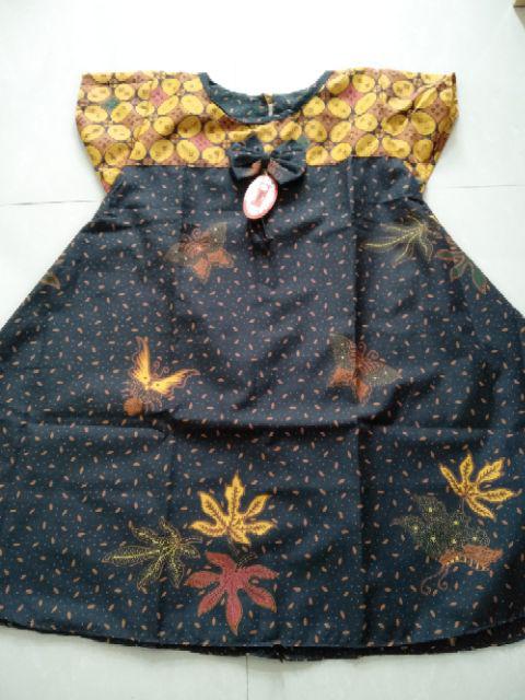 Dress Rok Batik Sogan Anak Size L Usia 6th -7,5 Th