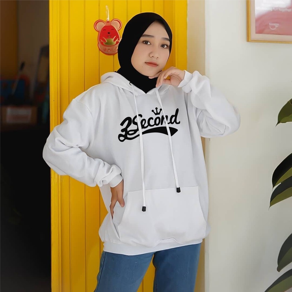 Jaket Hoodie Hodie Second  jumbo bigsize pria wanita ukuran m l xl xxl xxxl xxxxl xxxxxl