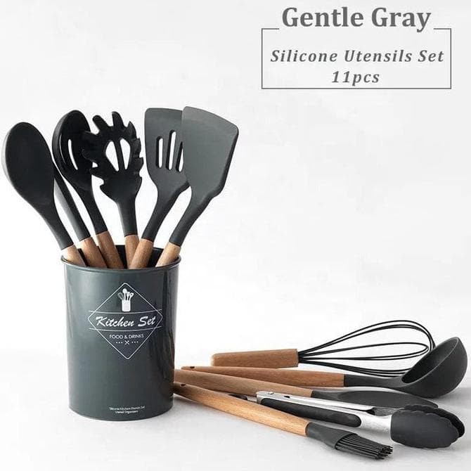 peralatan masak Sutil spatula silikon set wadah 12 in 1 dapur