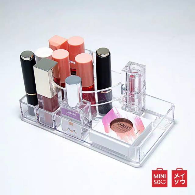 Miniso Acrylic Cosmetic Organizer / rak kosmetik