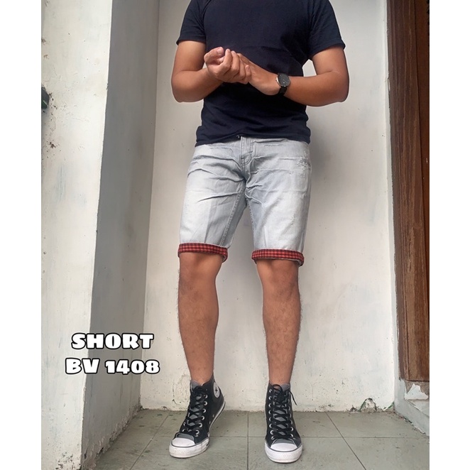 CELANA PENDEK JEANS/ CELANA IMPORT/CELANA MURAH /BV SHORT JEANS