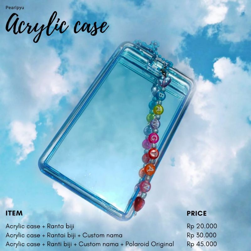 ACRYLIC PHOTOCARD CUSTOM HOLDER