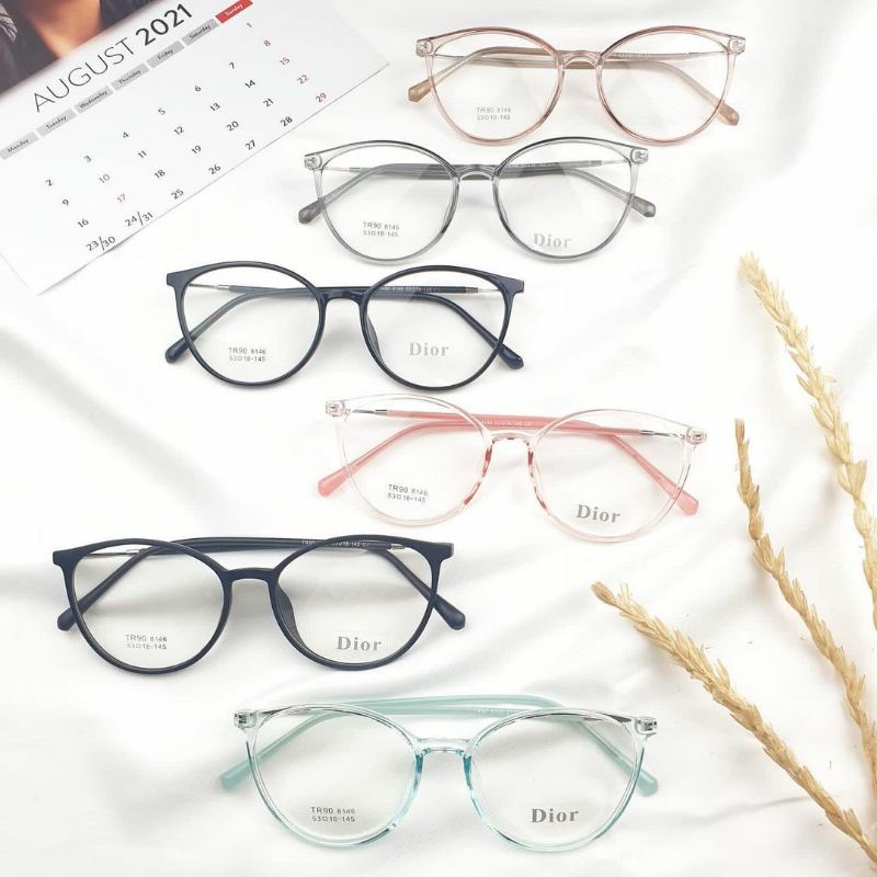 kacamata cateye cocok pipi chubby&tirus faket frame+lensa PHOTOCROMIC minus/cyl (TR90 8146)