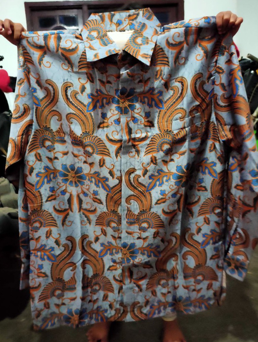 Kemeja Batik Semi Sutra Silky Premium Puring Istimewa