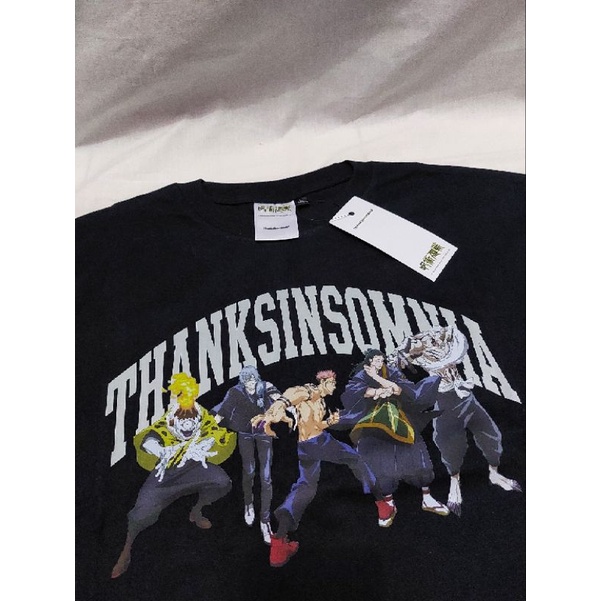 Tshirt Thanksinsomnia X Jujutsu Kaisen - Gruska Vilain Black