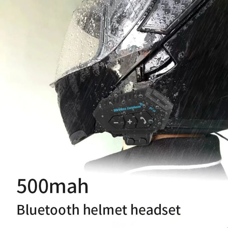 ✓INTERCOM INTERPHONE HELM MOTOR BLUETOOTH WIRELESS WATERPROOF HEADSET