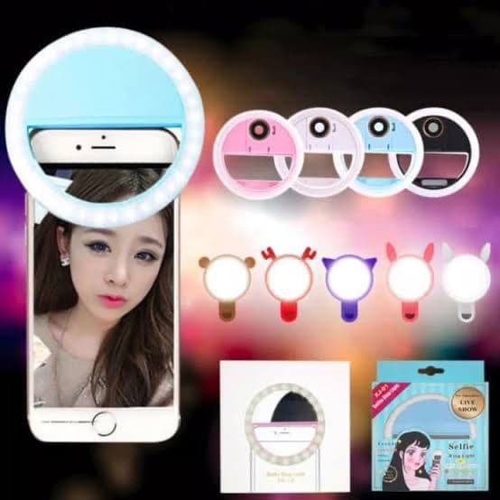 [IIMPORT] - Ring Light Selfie LED / Lampu selfie Bulat untuk kamera camera hp Flash charm eyes