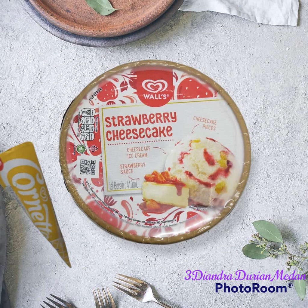 Jual Walls Selection Strawberry Cheesecake Frozen Food Bogor Shopee Indonesia 