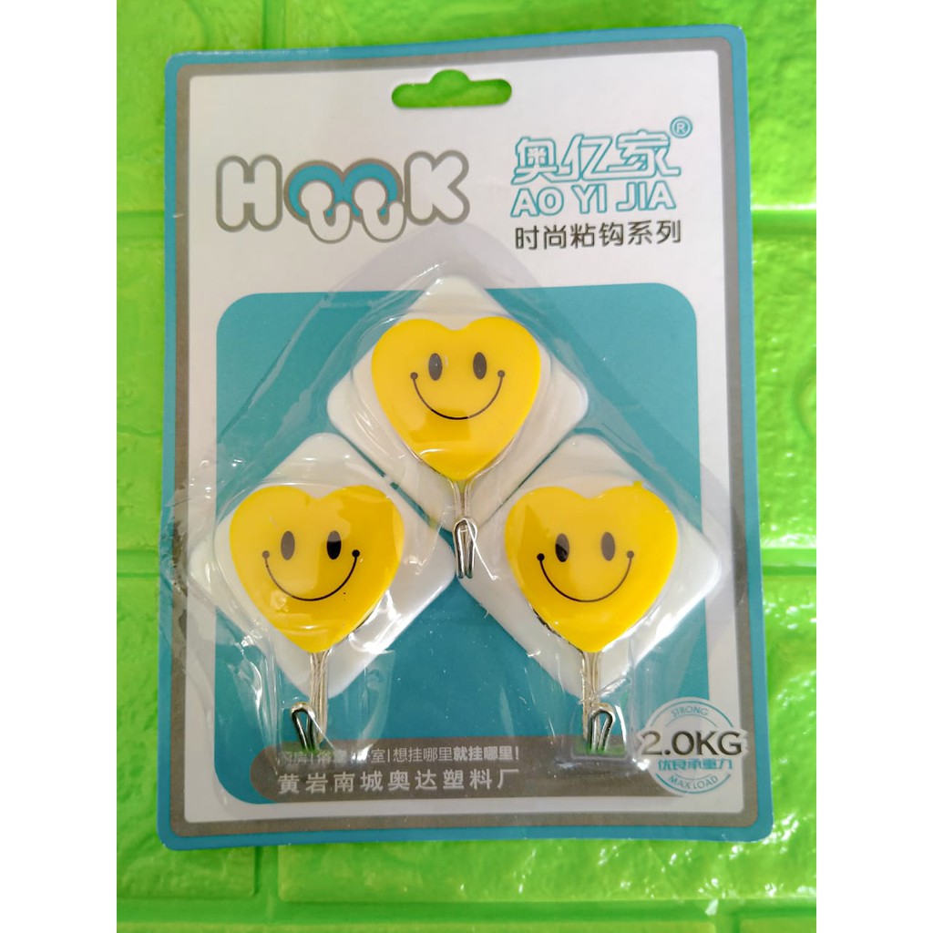 Gantungan Hook Baju - Gantungan Tempel Karakter - Stick Hook - Gantungan Hook - Gantungan Baju Hook Karakter - gantungan baju tempel karakter