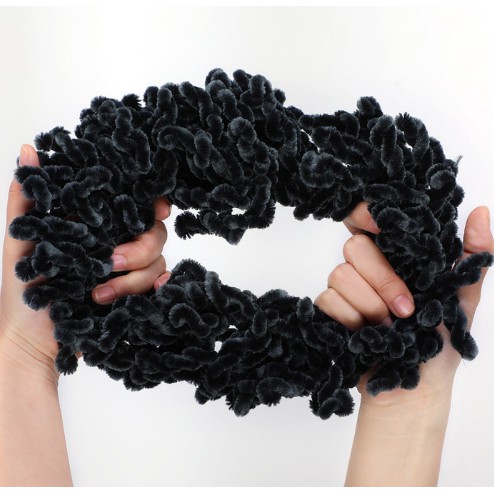 Ikat Rambut Ubur ubur Kunciran Cendol Jumbo Hijab Cepol Aksesoris [E 6555]-2