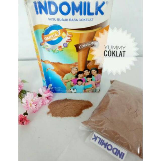 Susu bubuk indomilk coklat/1kg