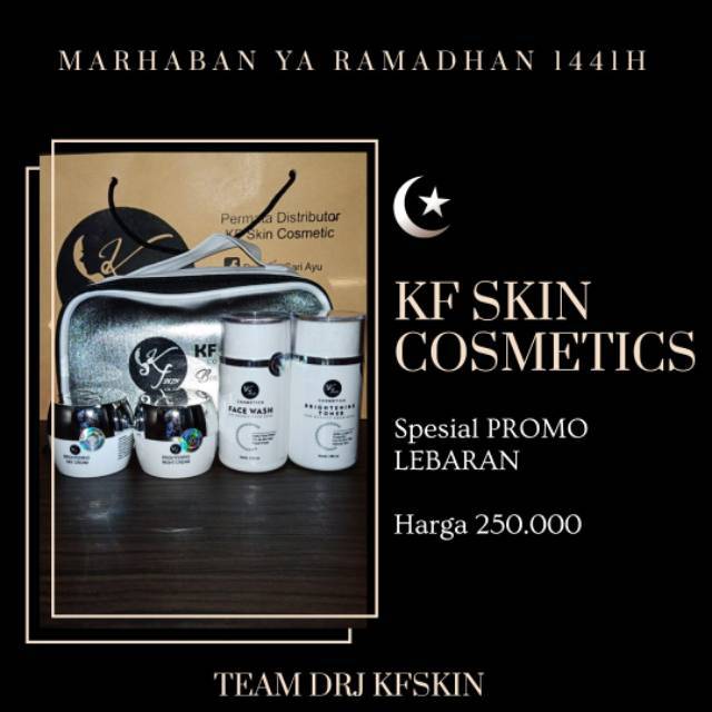 PROMO murah KFSKIN BPOM / paket wajah kf skin bpom