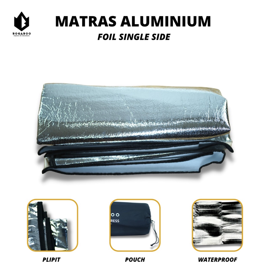 Matras Aluminium Single Bogaboo - Matras Foil Single Ukuran 200 x 100cm