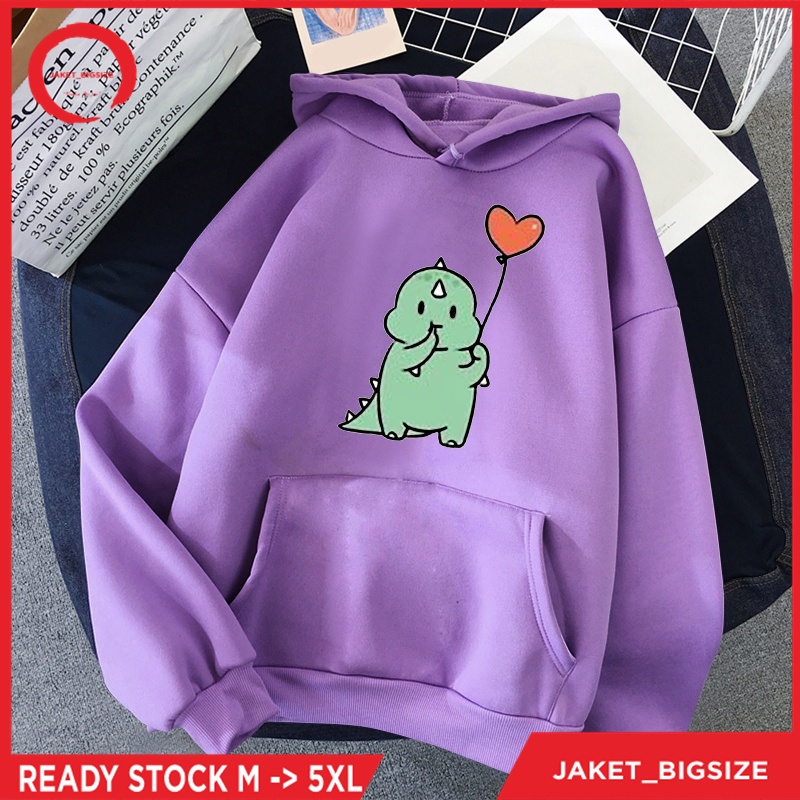 Hoodie Hodie Dino jumbo bigsize pria wanita ukuran m l xl xxl xxxl xxxxl xxxxxl