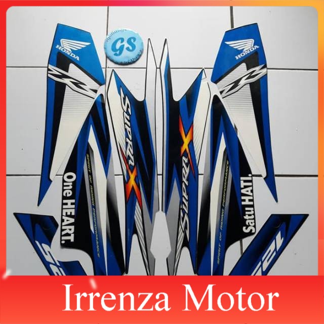 Sticker Supra X 125 Tahun 2008 2010