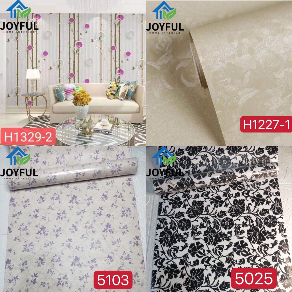 Wallstiker Dekorasi Dinding Premium • H5025 • 45cm X 10m •  High Quality