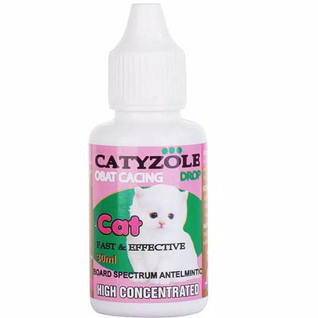 CATYZOLE obat cacing kucing 30ml