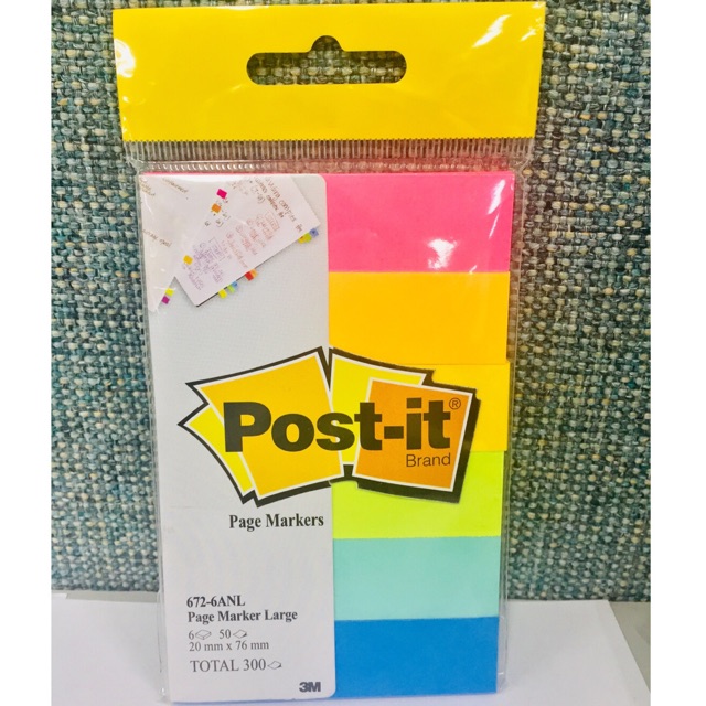 

Post it page markers sticky notes 6 warna