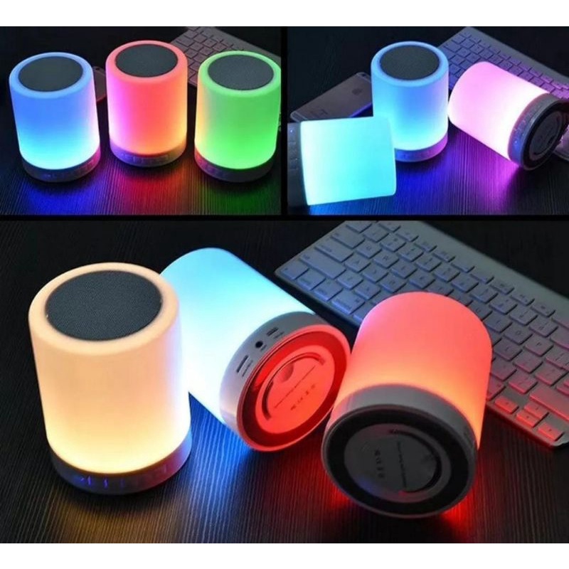 Speaker Bluetooth + Night Lamp Smart Touch Disco Musik Wireless