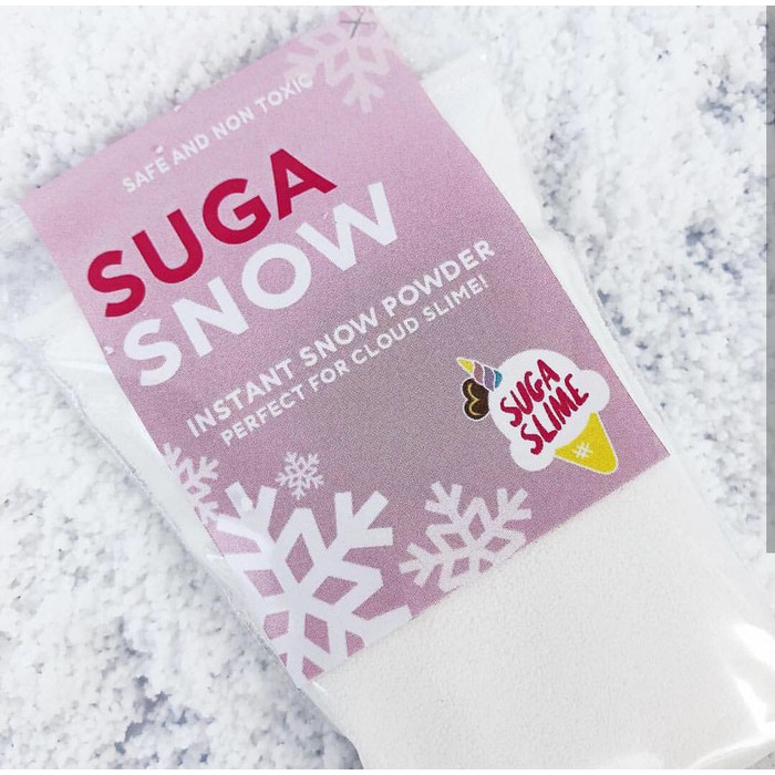 SUGA SNOW FOR CLOUD SLIME / MAGIC SNOW POWDER / INSTANT SNOW