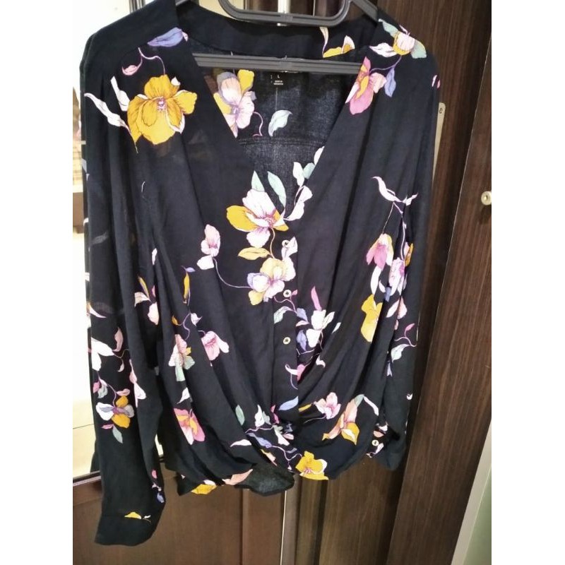 blouse flower super cantik elegan maksimal